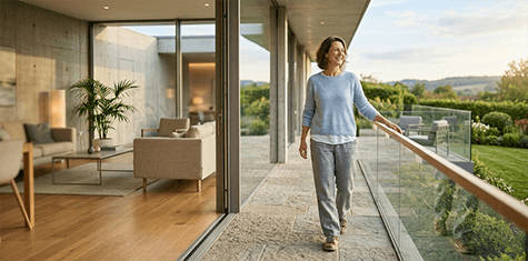 Natürliche Haltung nach Therapie